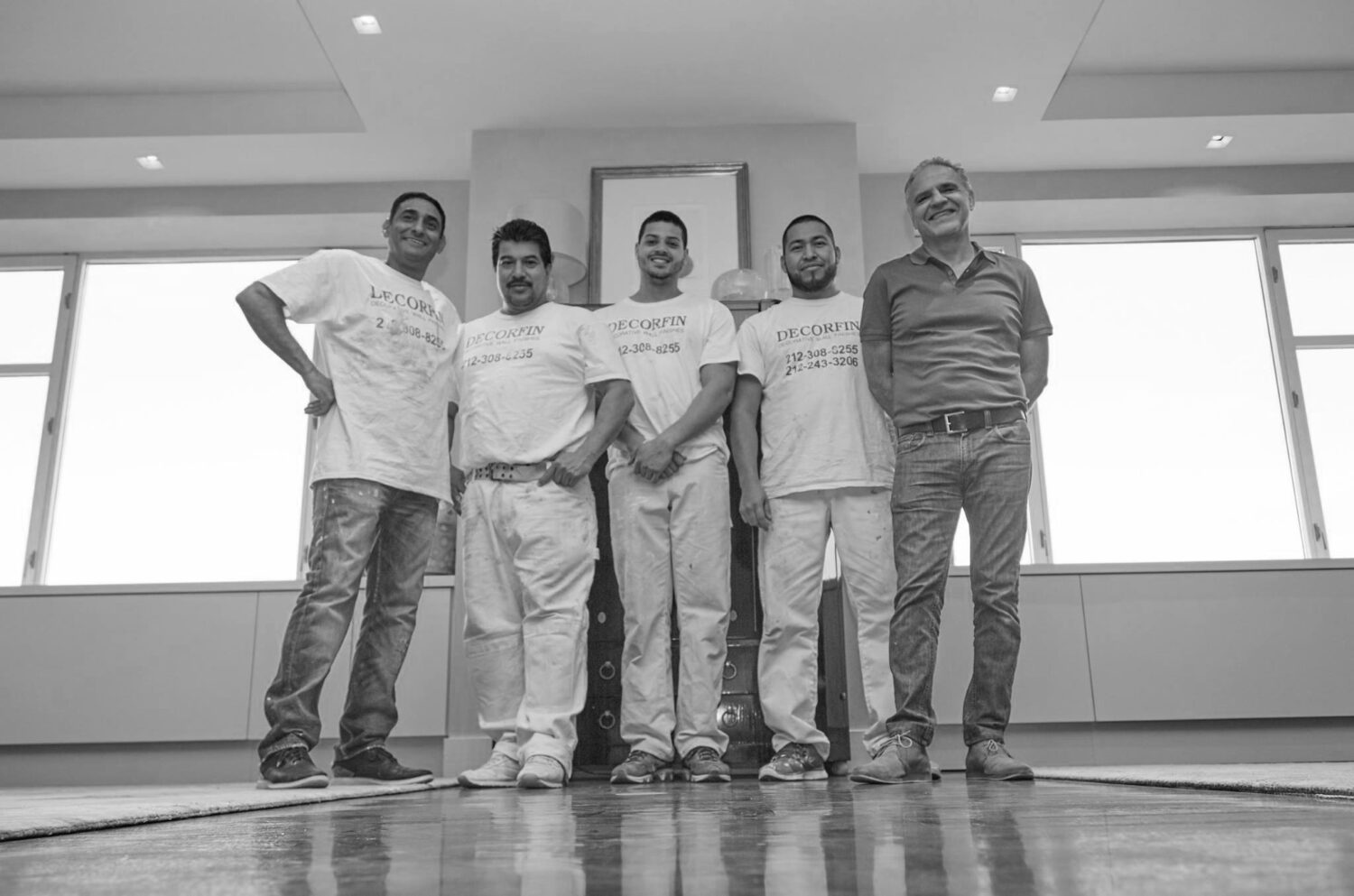 eric with team workers